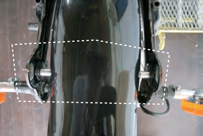 Installing the Round Bob Fender Kit (SR400/500)