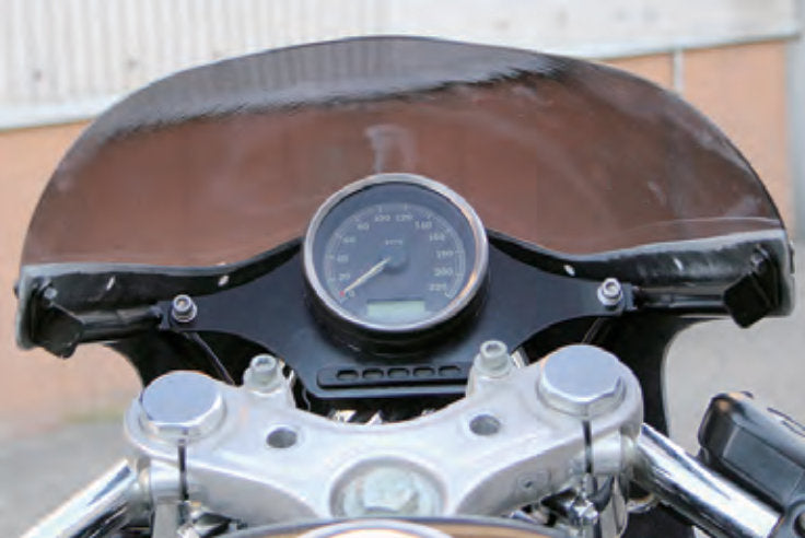 Installing the Gauge Bracket for ARROW Cowling (Sportster '95-'14)
