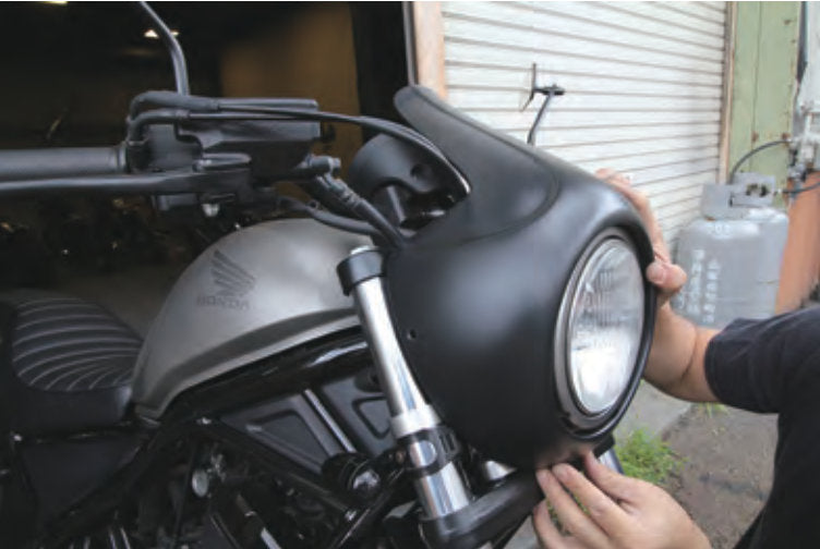 Installing the Bikini Cowl (Rebel 250 MC49)