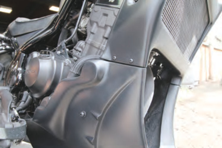 Installing the Under Cowl (Rebel 250 MC49): From Relocating the Horn to Fitting the Brackets