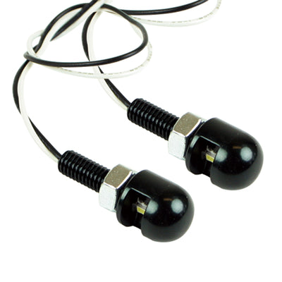 LED License Plate Light Bolt Black