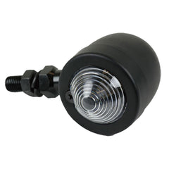 Small Bullet Turn Signal Black/Clear Lens