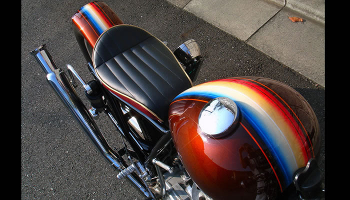 SR400/500 カスタム Wedge-paint-factory