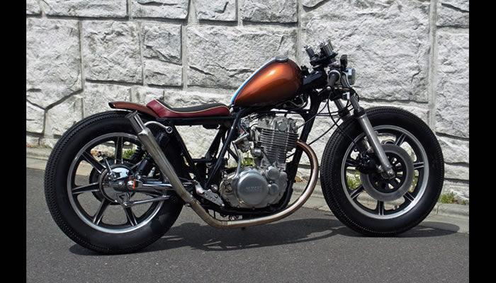SR400/500 カスタム Wedge-paint-factory