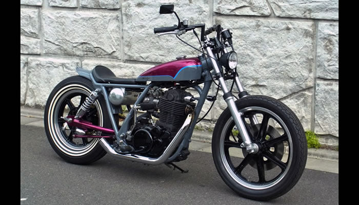 SR400/500 カスタム Wedge-paint-factory