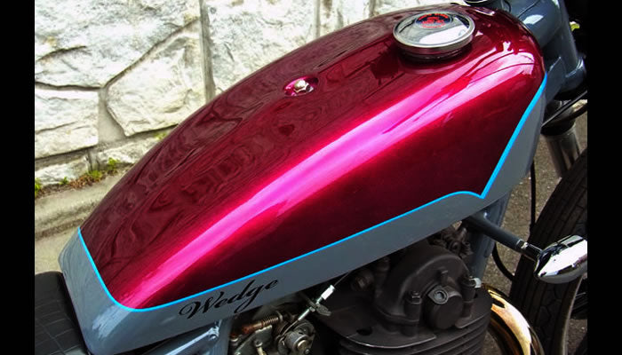SR400/500 カスタム Wedge-paint-factory