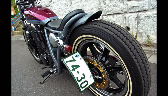 SR400/500 カスタム Wedge-paint-factory