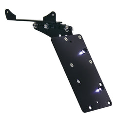 Adjustable Side License Plate Bracket XL Black