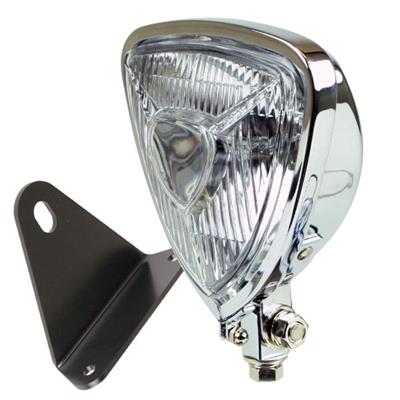 Triangle Headlight Kit Chrome /ESTRELLA