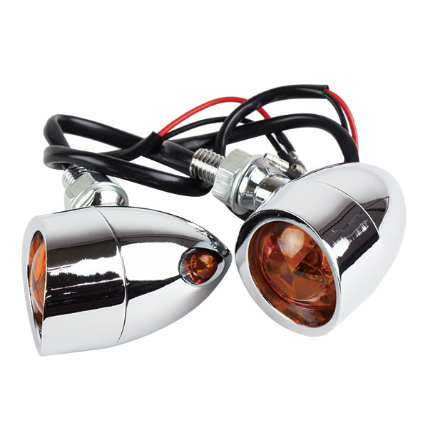 Brim Type LED Turn Signal Chrome