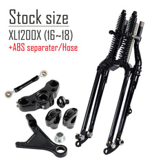 GW-74スプリンガーフォークキット for XL1200X(16-18年) ストックサイズ ABSセパレーター&ホース付属