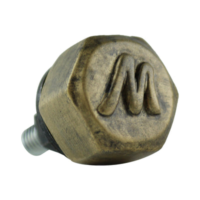 HEX'HEAD NumberBolt Dirty Brass (M&Ms)