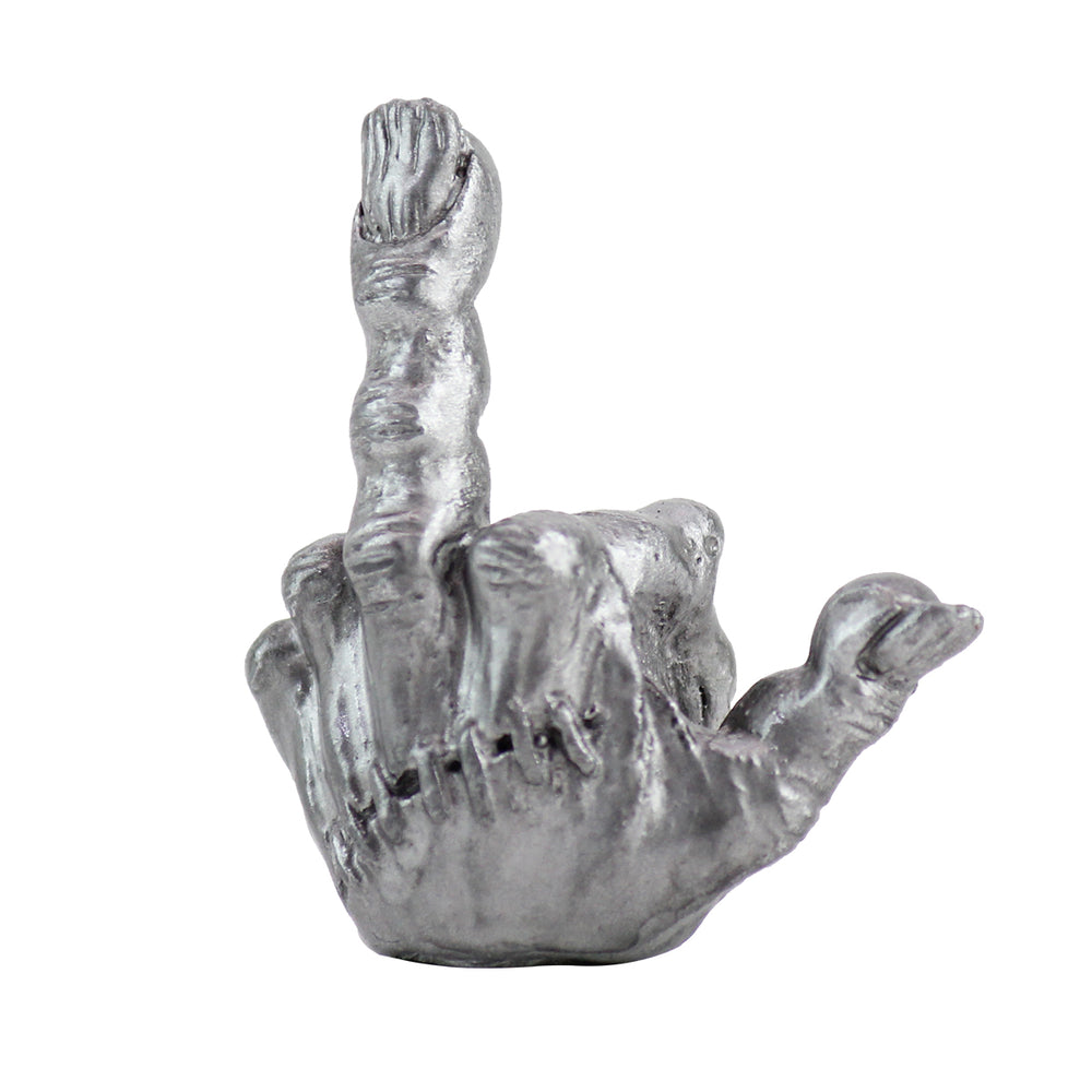 FXXK! HANDSIGN VALVE CAP /Silver (M&Ms)