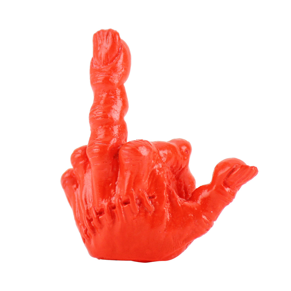 FXXK! HANDSIGN VALVE CAP /Fluorescent Orange (M&Ms)