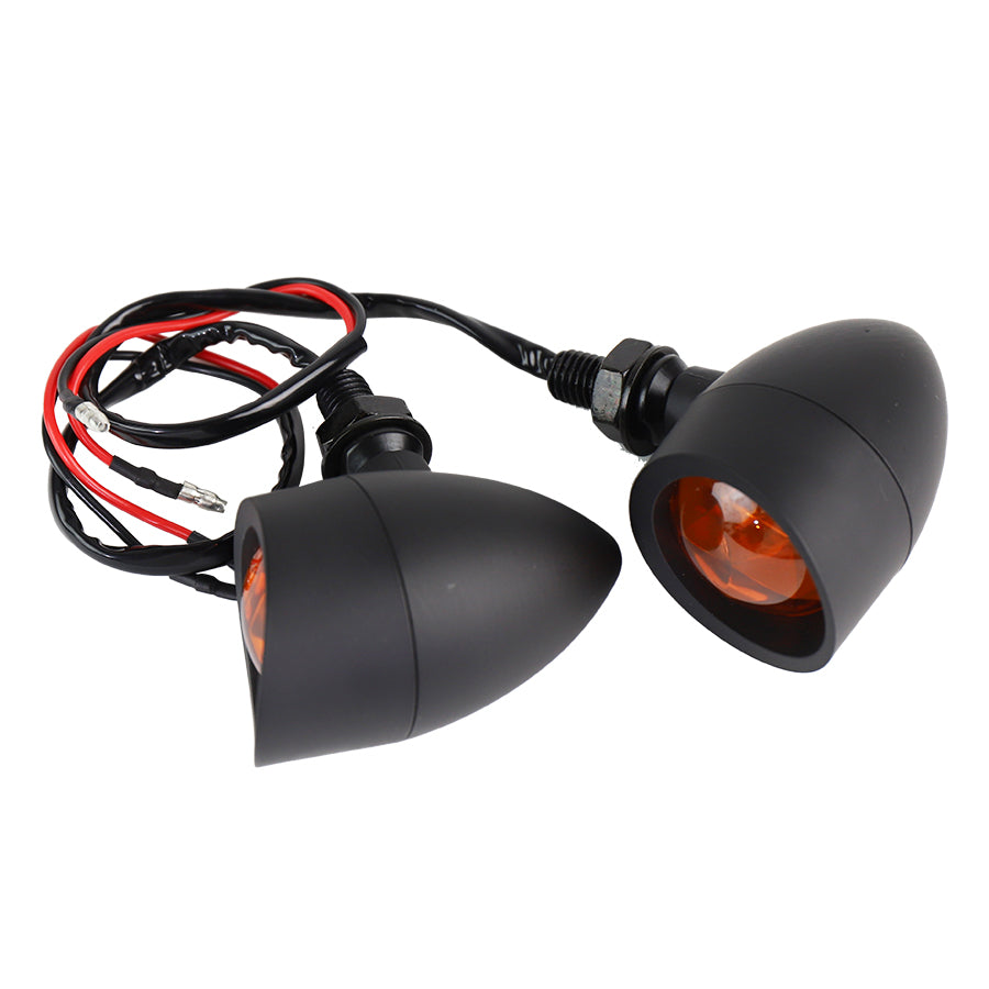 Brim Type Turn Signal Black