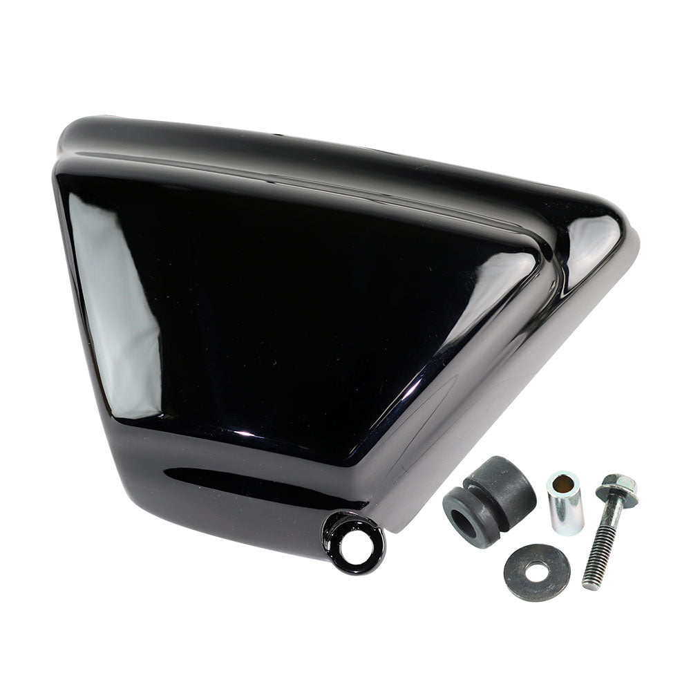 Built-In Side Cover (Right) SR400/500 ('78-'08) Black Painted Finish