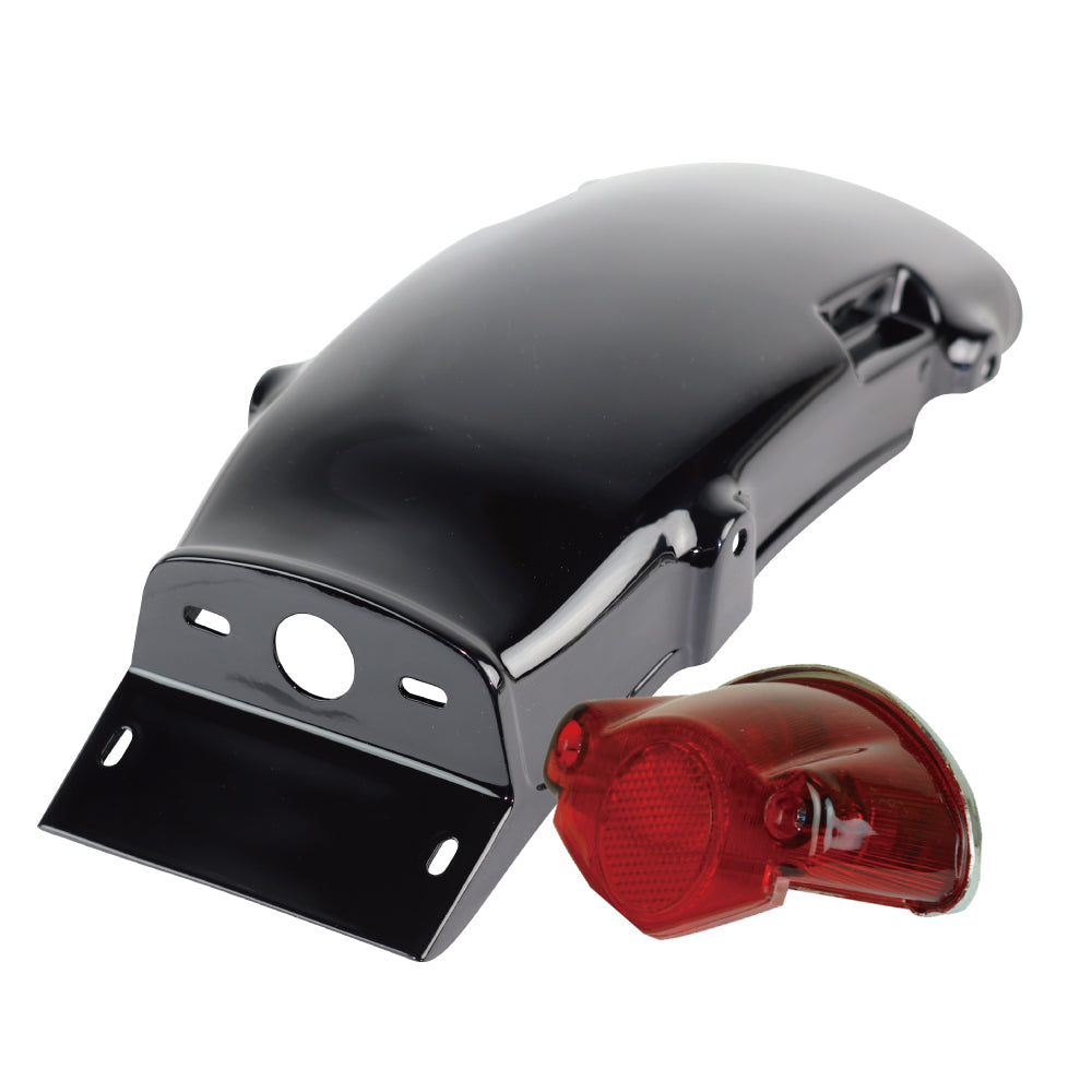 Fenderless Kit Miller 38ET SR400/500 ('78-Final) Black Painted Finish