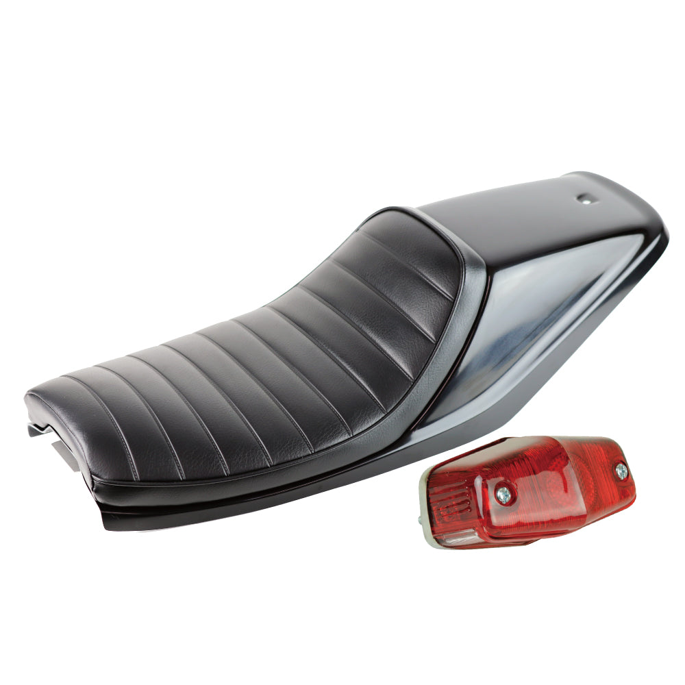 FT Seat KIT TW200/225 BLACK/Tuck Lucas Taillight