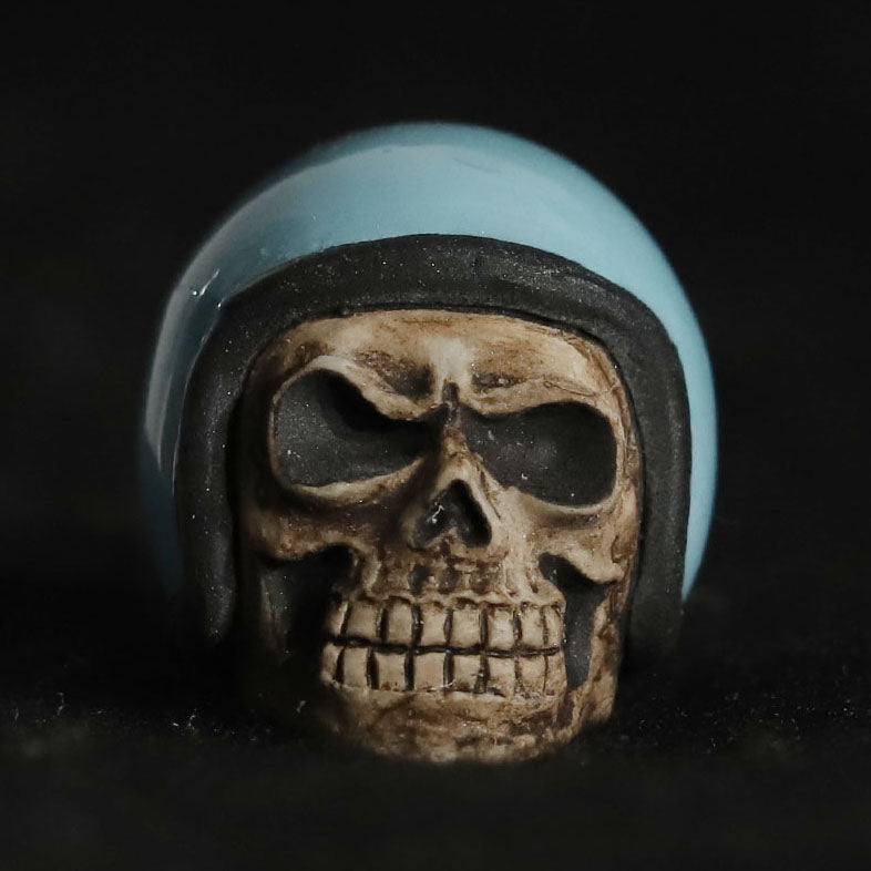 VINTAGE HELL'MET VALVE CAP /CC110 Puko Blue (M&Ms)