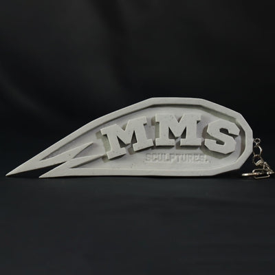 MMS EMBLEM KEYHOLDER - Battleship Gray (M&Ms)