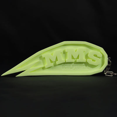 MMS EMBLEM KEYHOLDER - Neon Yellow (M&Ms)