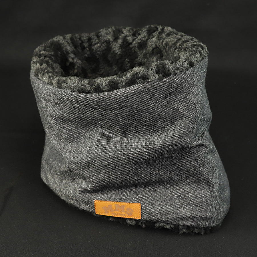 ROBIN NECK WARMER デニムBK&ブラックレオパード (M&Ms)