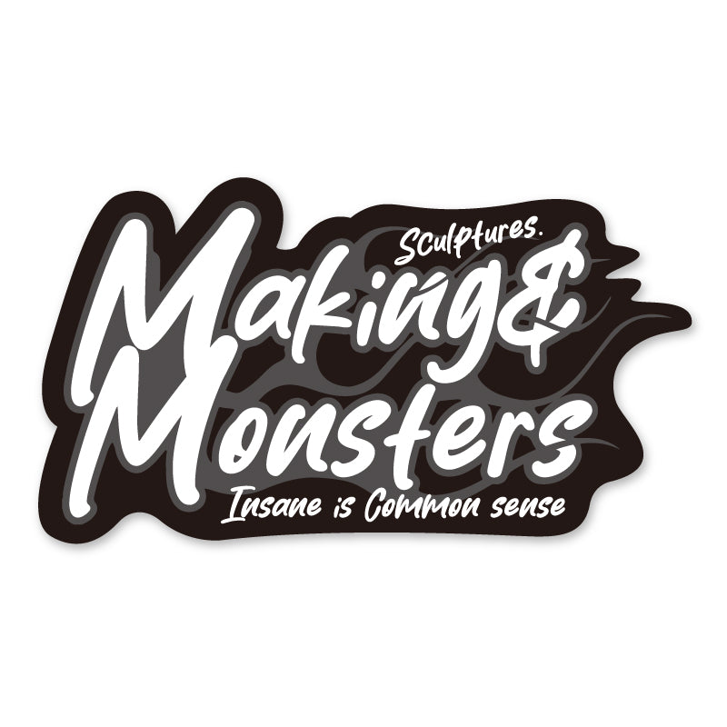M&Ms "TheFlames" STICKER - MONO (M&Ms)