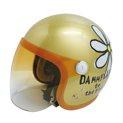 FLOWER HELMET / CHAMPAGNE GOLD