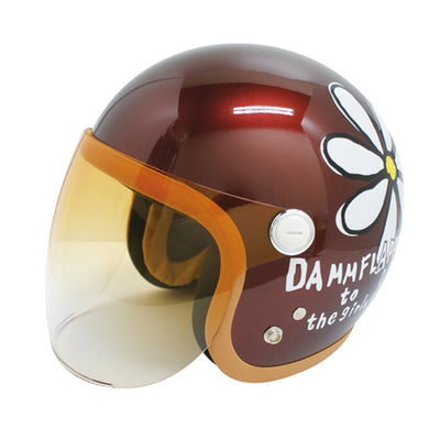 FLOWER HELMET / MAROON