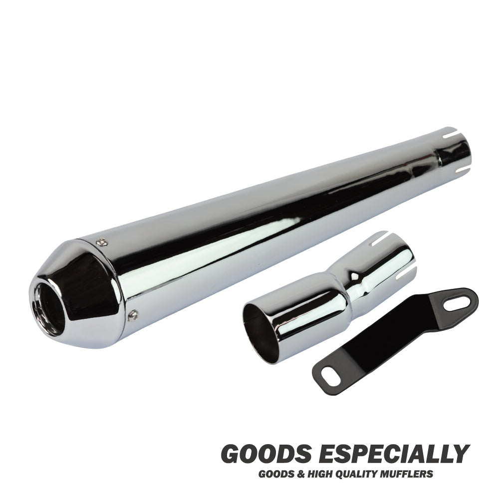REVERSE CONE MEGAPHONE MUFFLER Chrome for 250TR ('02-'06) - GOODS ESPECIALLY