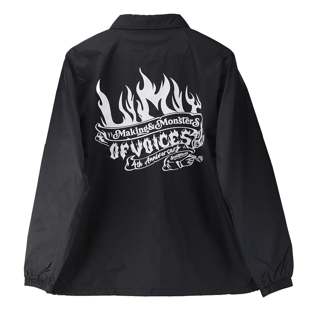 LIMIT OF VOICES - COACH JACKET Black /M-size (M&Ms)