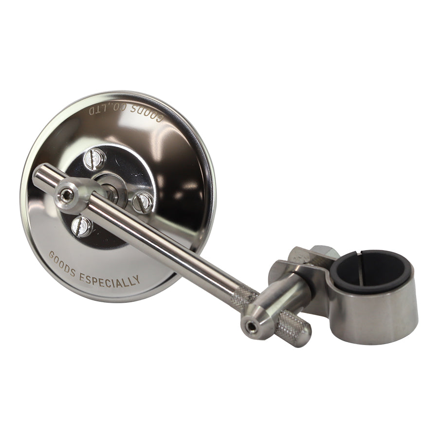 GOODS ESPECIALLY MIRROR - ステンレス 3インチ (22.2mm CLAMP ON) ポリッシュ