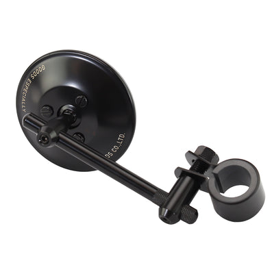 GOODS ESPECIALLY MIRROR - ステンレス 3インチ (22.2mm CLAMP ON) ブラック