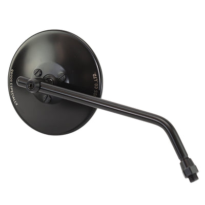 GOODS ESPECIALLY MIRROR - ステンレス 4インチ (LONG) ブラック 逆ネジ