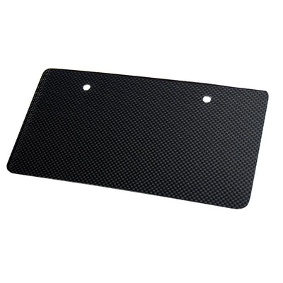 Carbon License Plate Base
