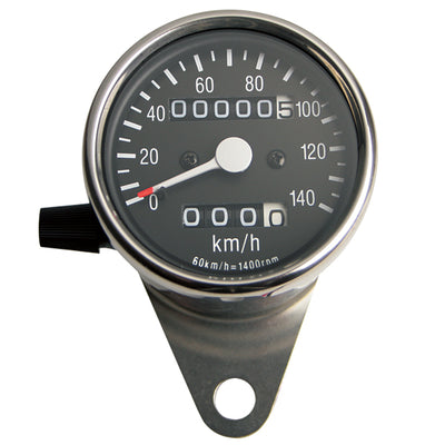 Mechanical Speedometer φ60mm Black Face with Trip