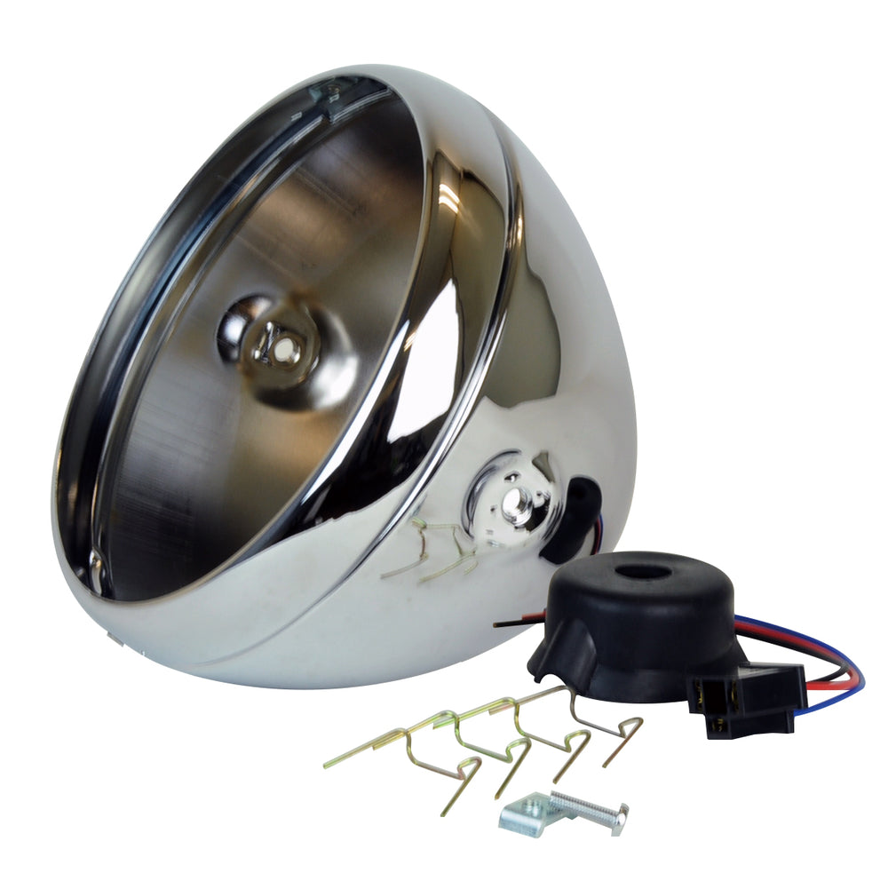 7 inch Lucas Type Headlight Shell Chrome