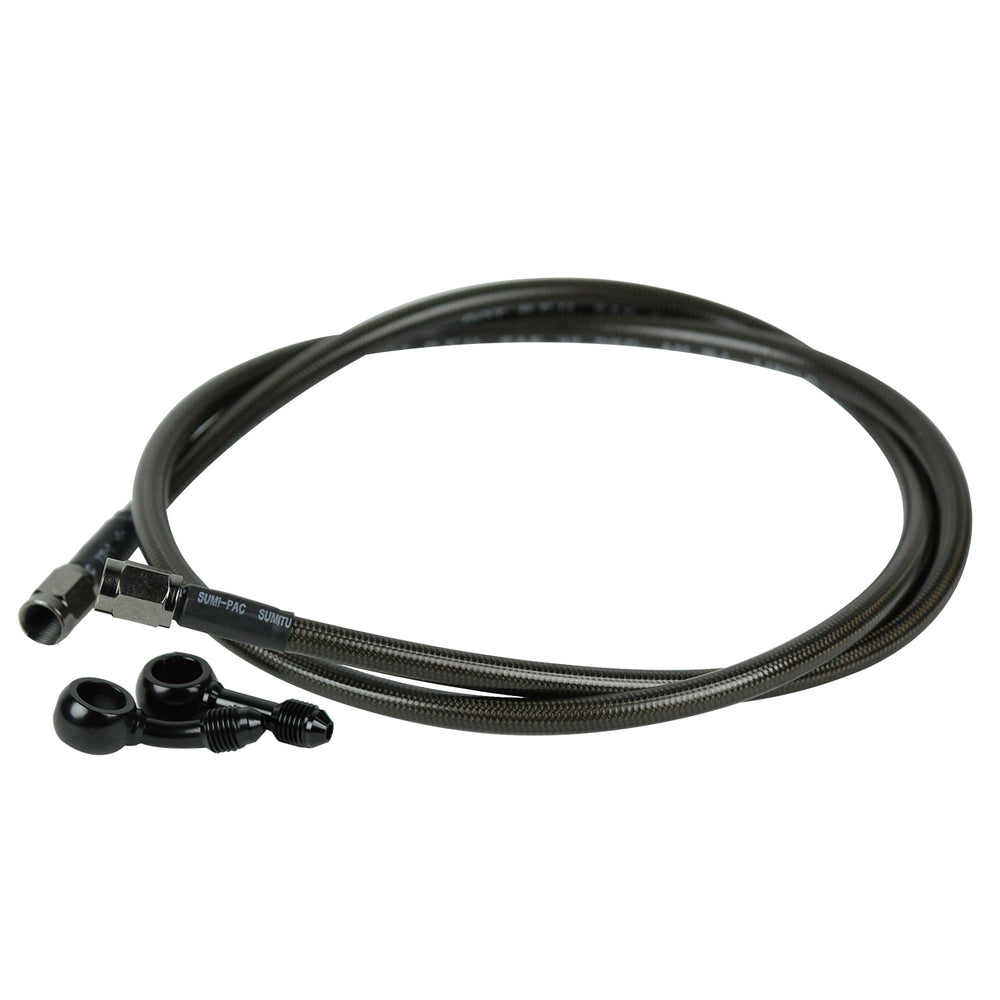 Brake Hose Black 1100mm 0°-35°