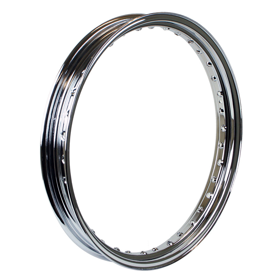 19 inch Steel Rim 36-Hole 19-MT2.15 Chrome