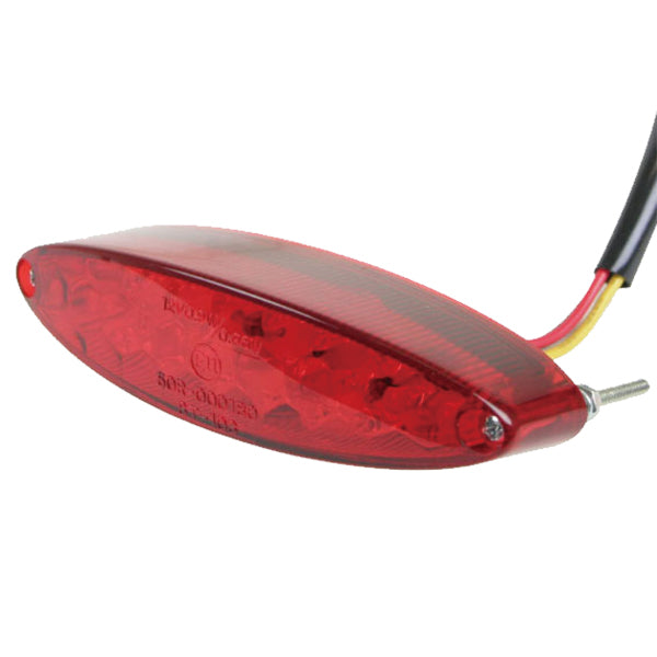 LED Oval Taillight Red Lens
