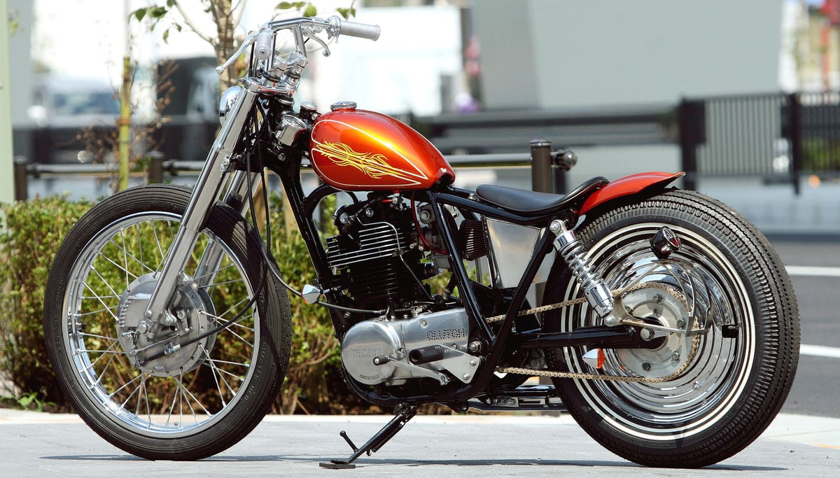 SR400/500 カスタム モーターサイクルズ-バーン