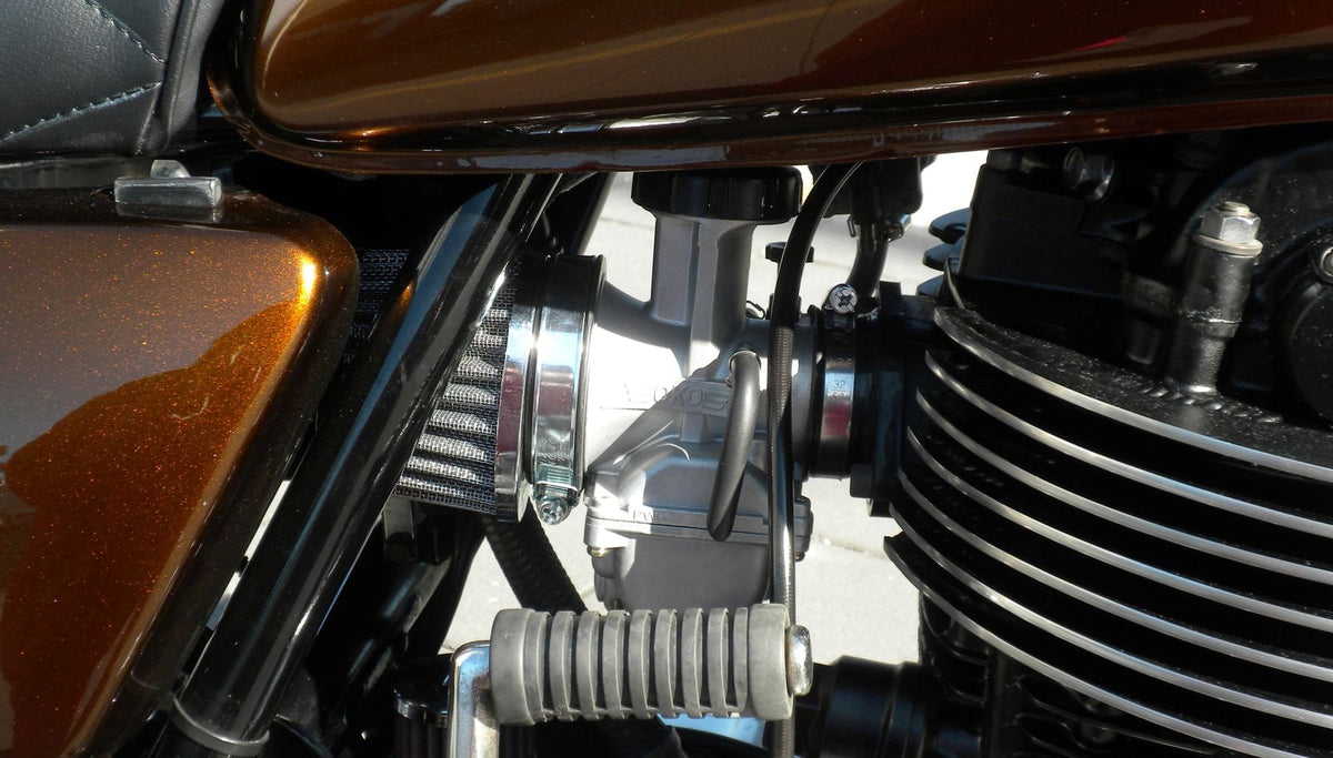 SR400/500 カスタム モーターサイクルズ-バーン