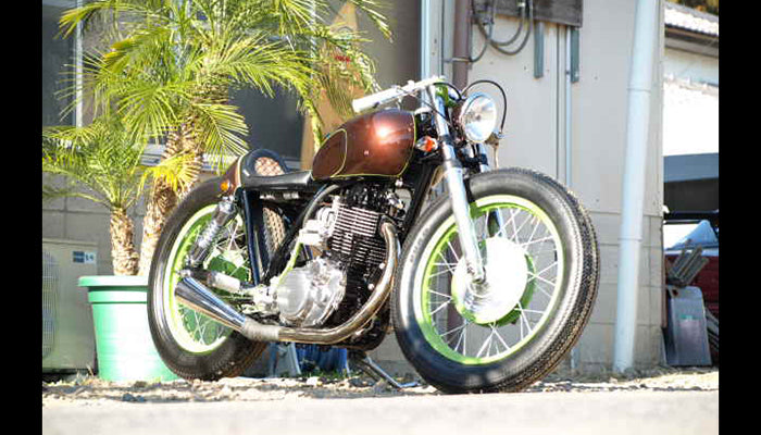 SR400/500 カスタム G-CLASSIC-custom-paint