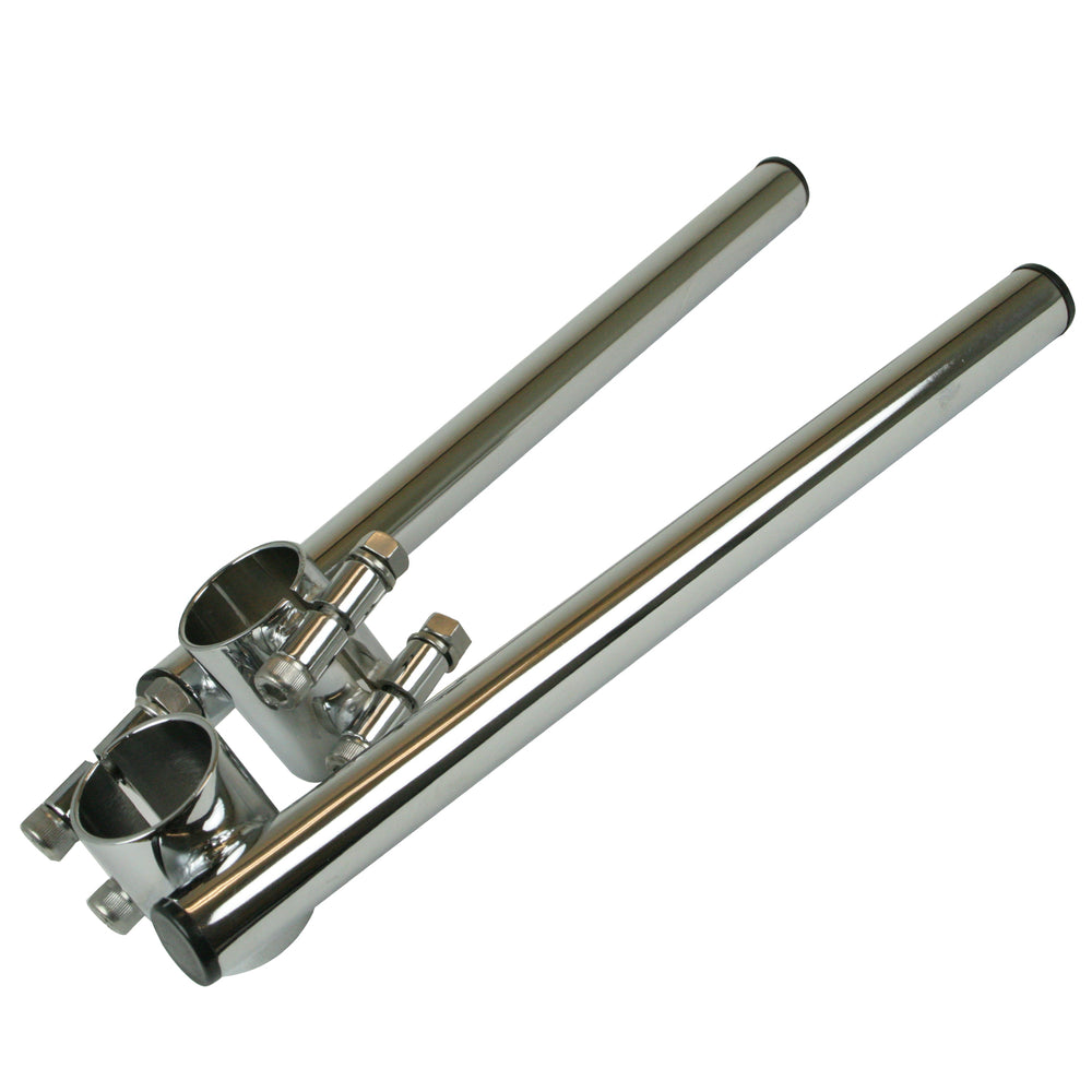 Clip-On Handlebars 22.2mm/φ35 Chrome /SR400/500