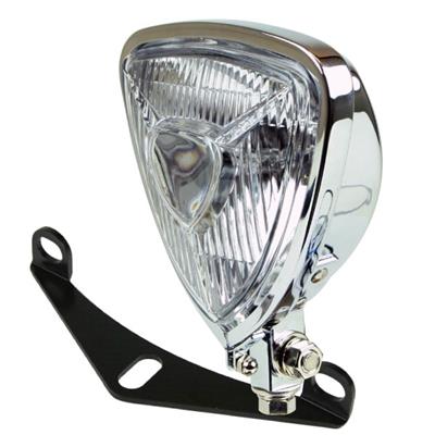 Triangle Headlight Kit Chrome /CB400SS/GB250