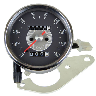 80φ SMITH Style Speedometer Kit /SR400/500(85-02) (Mechanical)