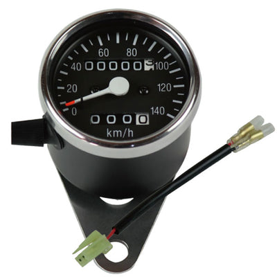60φ Black Speedometer Kit /SR400/500 ('03-'08) /with Trip (Mechanical)