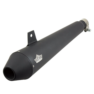 TAPERED CONE Slip-On Muffler Black Grasstracker/Big Boy '08- (FI Compatible) - GOODS ESPECIALLY
