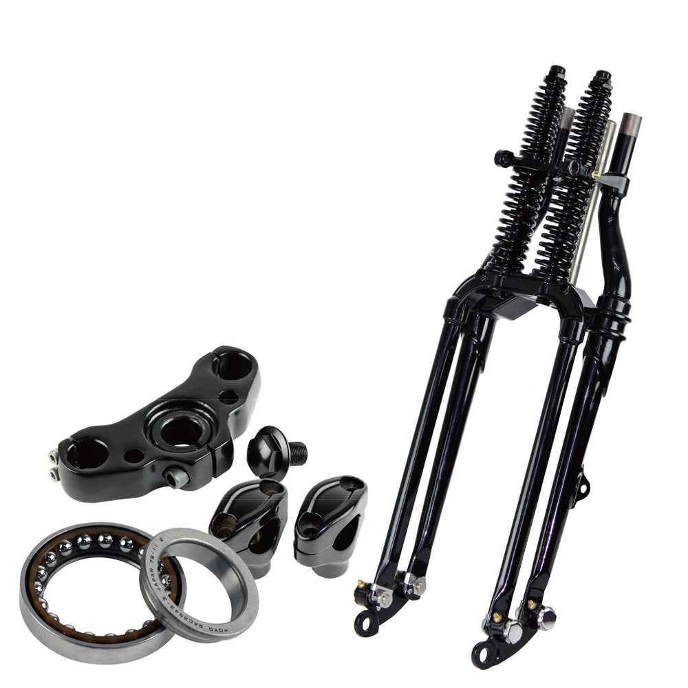 74スプリンガーフォークKIT　SR400/500（ドラム車）　ストックサイズ　アンギュラベアリング対応