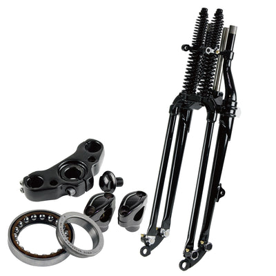 74スプリンガーフォークKIT　SR400/500（ドラム車）　2インチオーバー　アンギュラベアリング対応